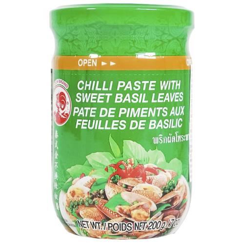 Chilli pasta s bazalkovými listy Cock 200 g