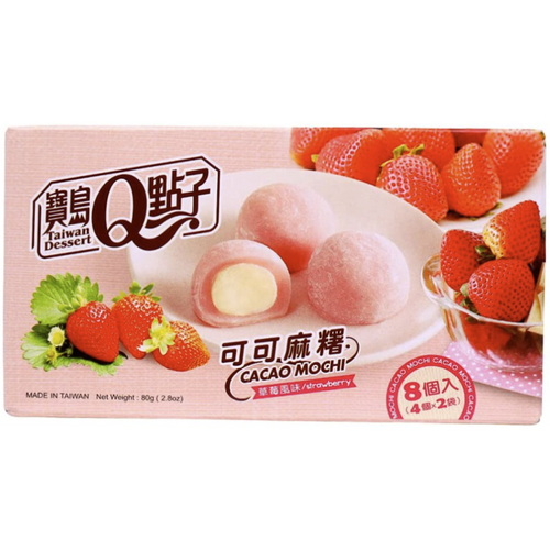 Mochi Q s příchutí jahoda 80 g