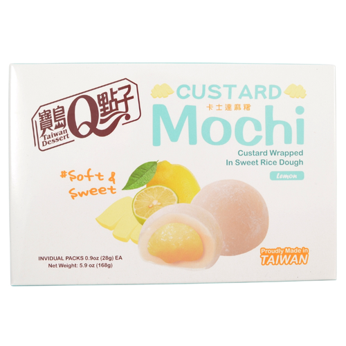 Mochi Q s příchutí citrónu 168 g