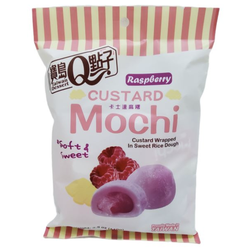 Mochi Q s příchutí krémových malin 110 g