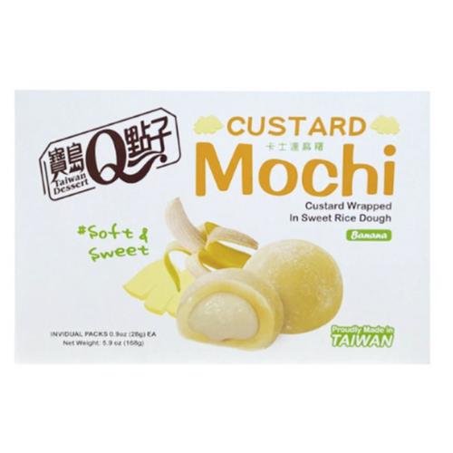 Mochi Q s příchutí banánu 168 g