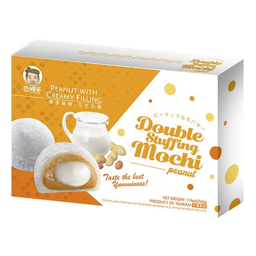 Mochi dvojitá náplň arašídy s mlékem Szu shen po 210 g