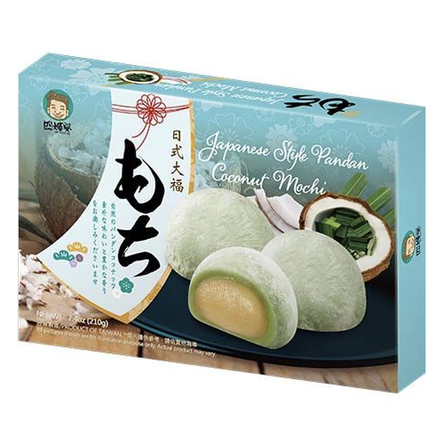 Mochi kokos pandan Szu Shen Po 210 g