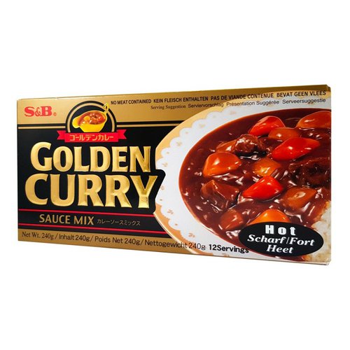 Golden curry SaB Hot 220g