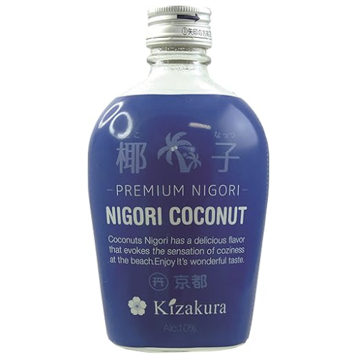 Saké premium kokos Nigori Kizakura 10% alk. 300 ml