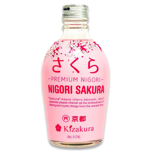 Saké premium Sakura Nigori Kizakura 10 % alk. 300 ml