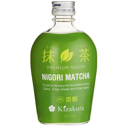 Saké premium matcha Nigori Kizakura 10% alk. 300 ml