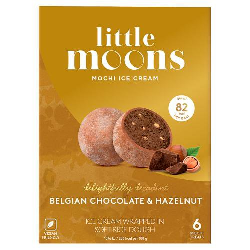 Mochi ice belgická čokoláda s lískovým oříškem Little Moon 192 g **