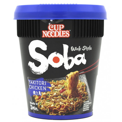 Soba nudle cup s kuřecí yakitori omáčkou Nissin 89 g