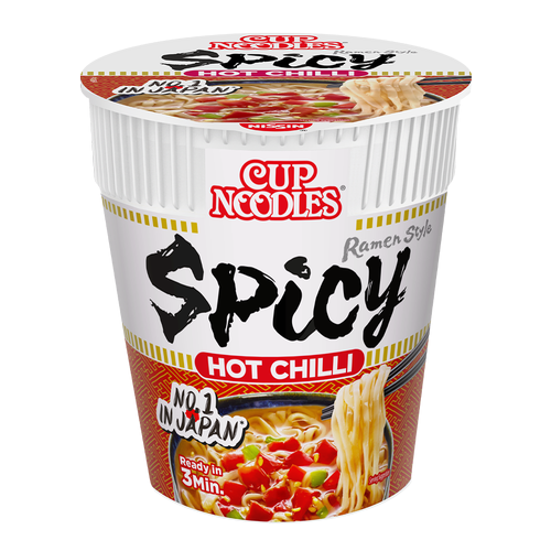 Nudlová polévka s ostrou chilli příchutí Nissin cup 66 g