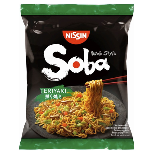 Nudle s omáčkou Soba Teriyaki Nissin 110 g