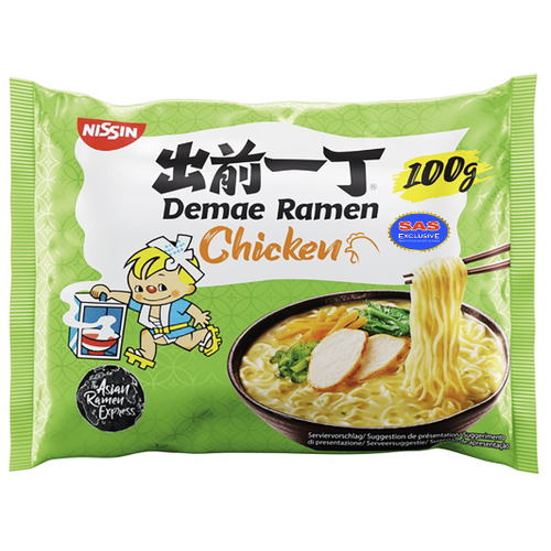 Polévka s kuřecí příchutí Demae ramen Nissin 100 g