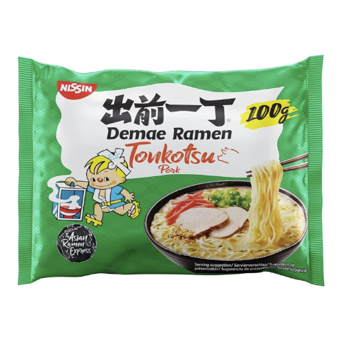 Polévka Demae ramen Tonkotsu Nissin 100 g