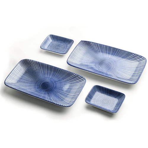 Čínský porcelánový set na sushi Tokusa 4 ks