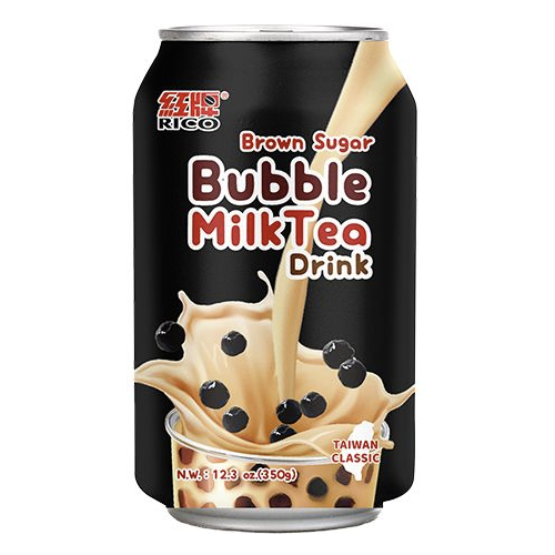 Bubble milk tea Rico s hnědým cukrem 350 ml