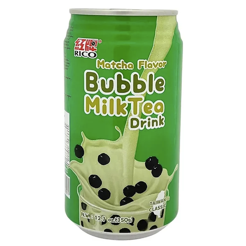 Bubble milk tea Rico s matcha příchutí 350 ml