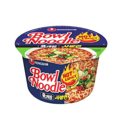 Polévka Bowl Noodle Hot&spicy Nongshim 100g