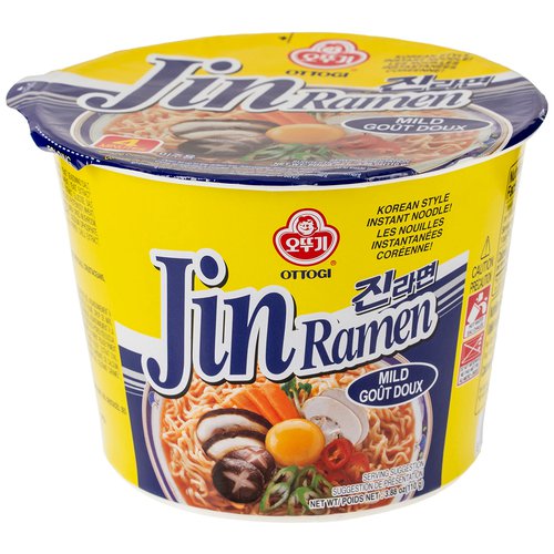 Polévka Jin Ramen mild Big bowl Ottogi 110 g