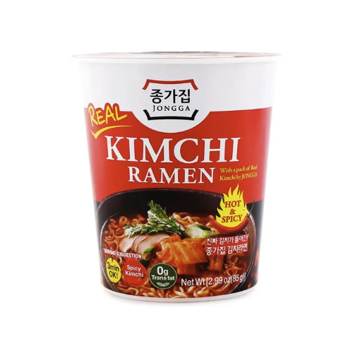 Polévka Kimchi ramen cup Jongga 82,5 g