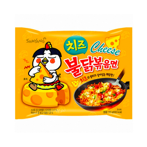 Nudle s omáčkou Hot Chicken Cheese Samyang 140g