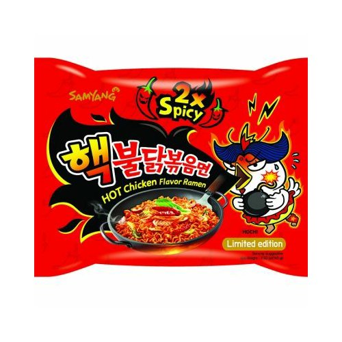 Nudle s omáčkou Hot Chicken 2x Spicy Samyang 140g