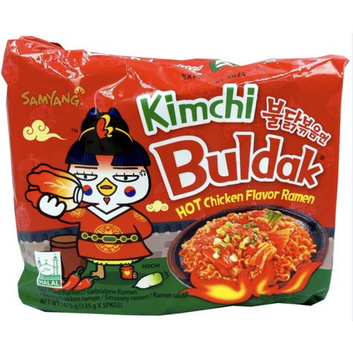 Nudle s omáčkou Hot Chicken Kimchi Samyang 135 g