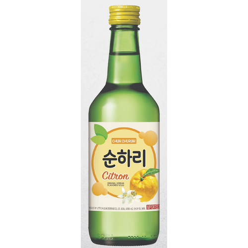 Soju Chum Churum Yuzu 12% alk. Lotte 360 ml