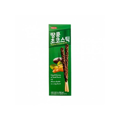 Tyčinky s čokoládou a arašídy Sunyoung 54g