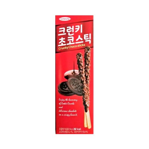 Tyčinky s čokoládou a sušenkami Sunyoung 54g