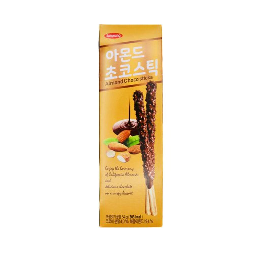 Tyčinky s čokoládou a mandlemi Sunyoung 54g