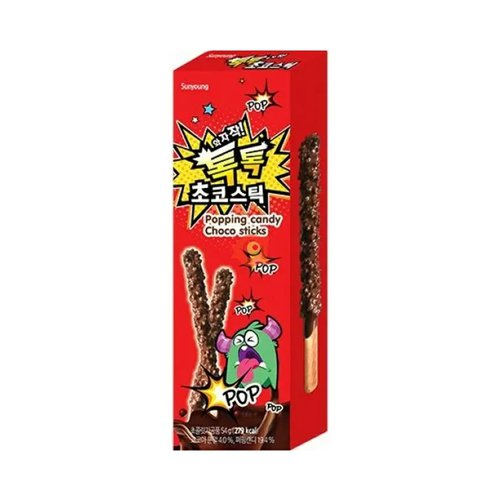 Tyčinky s čokoládou a praskajícími křupinkami Sunyoung 54g
