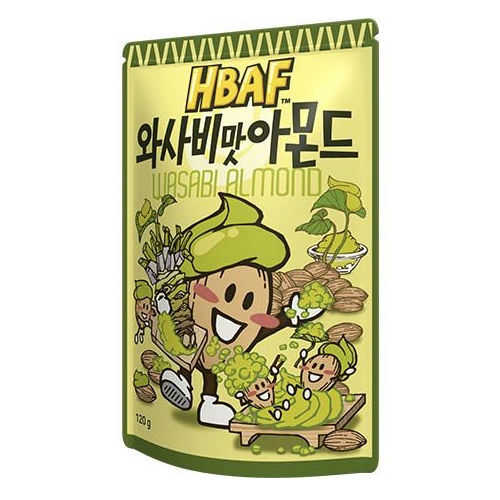 Mandle s příchutí wasabi Hbaf 120 g