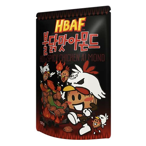 Mandle s příchutí spicy chicken Hbaf 120 g