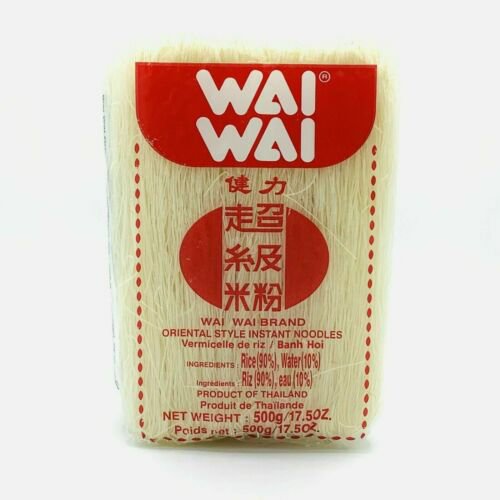 Rýžové vlasové nudle WAI WAI 500g