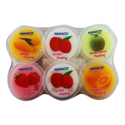 Ovocné pudinky mix Nanaco 480g