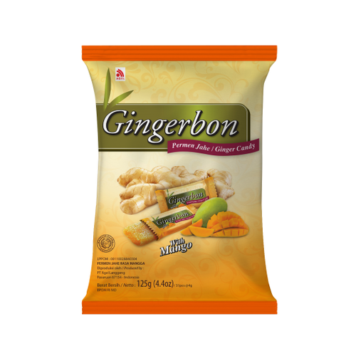 Zázvorové bonbóny mangové Gingerbon 125g