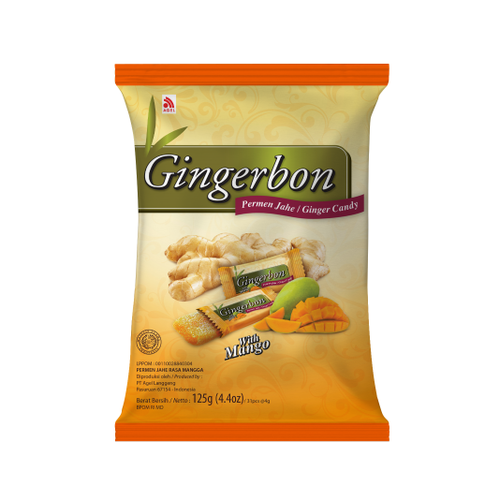 Zázvorové bonbóny mangové Gingerbon 125 g