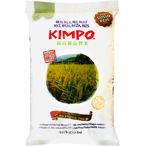 Rýže na sushi Kimpo 9,07kg